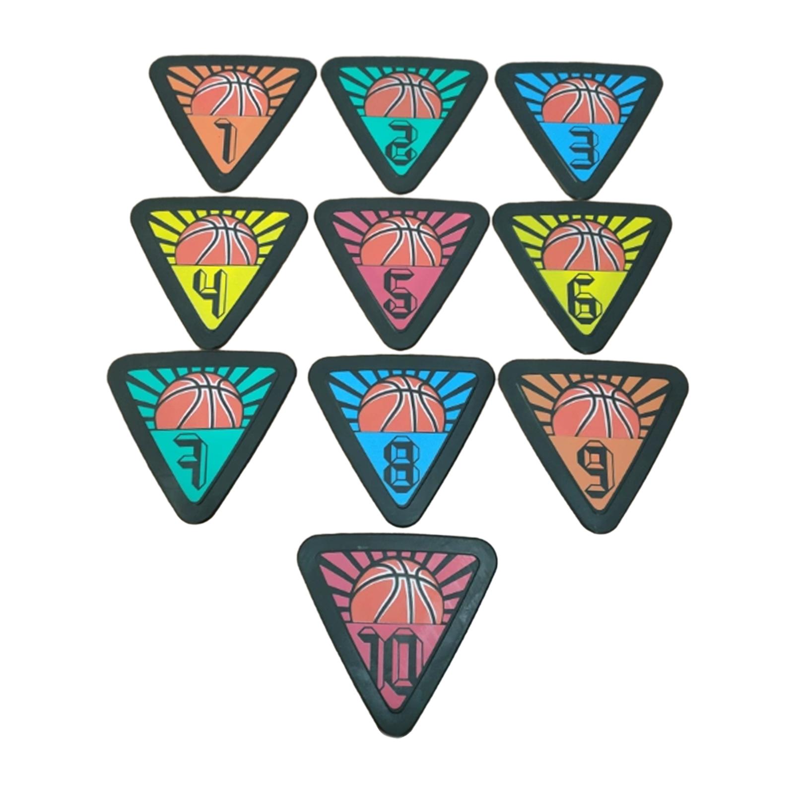 10x Numbered Floor Spot Marker - огляд і ціна Shock Absorbing Gym Trainers